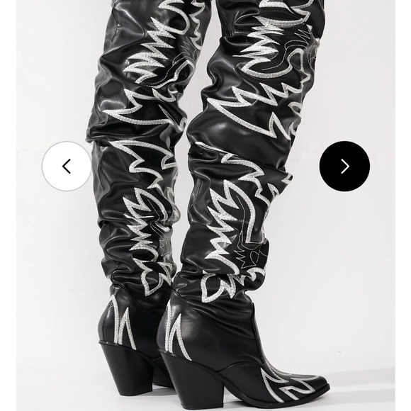 Cape Robbin Kelsey-21 western thigh-high cowboy boots. New in box size 8 - Picture 4 of 7